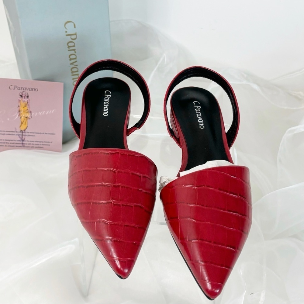 C. Paravano Women's Slingback I Women's Flats I Slingback Flats size 37 us 7